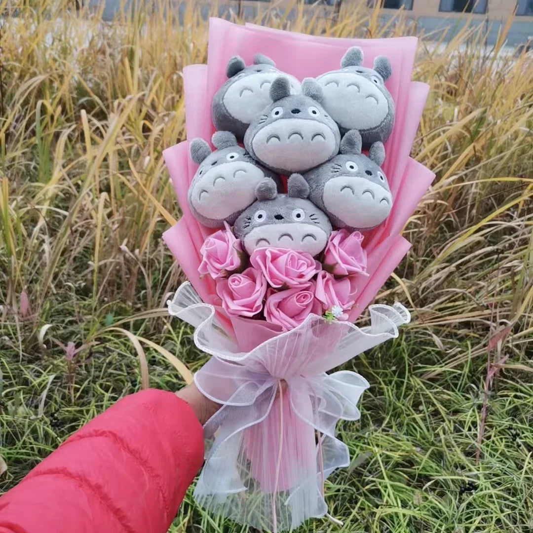 My Neighbour Totoro Plush Bouquet Flowers Anime - Tophatter Daily Deals
