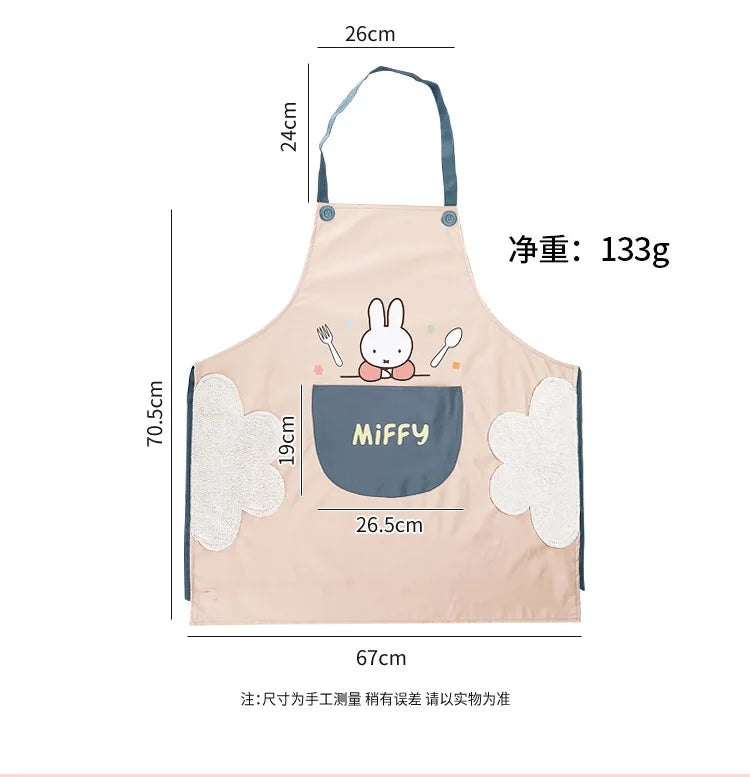Miffy Waterproof Oil-Proof Apron Animals - Tophatter Daily Deals