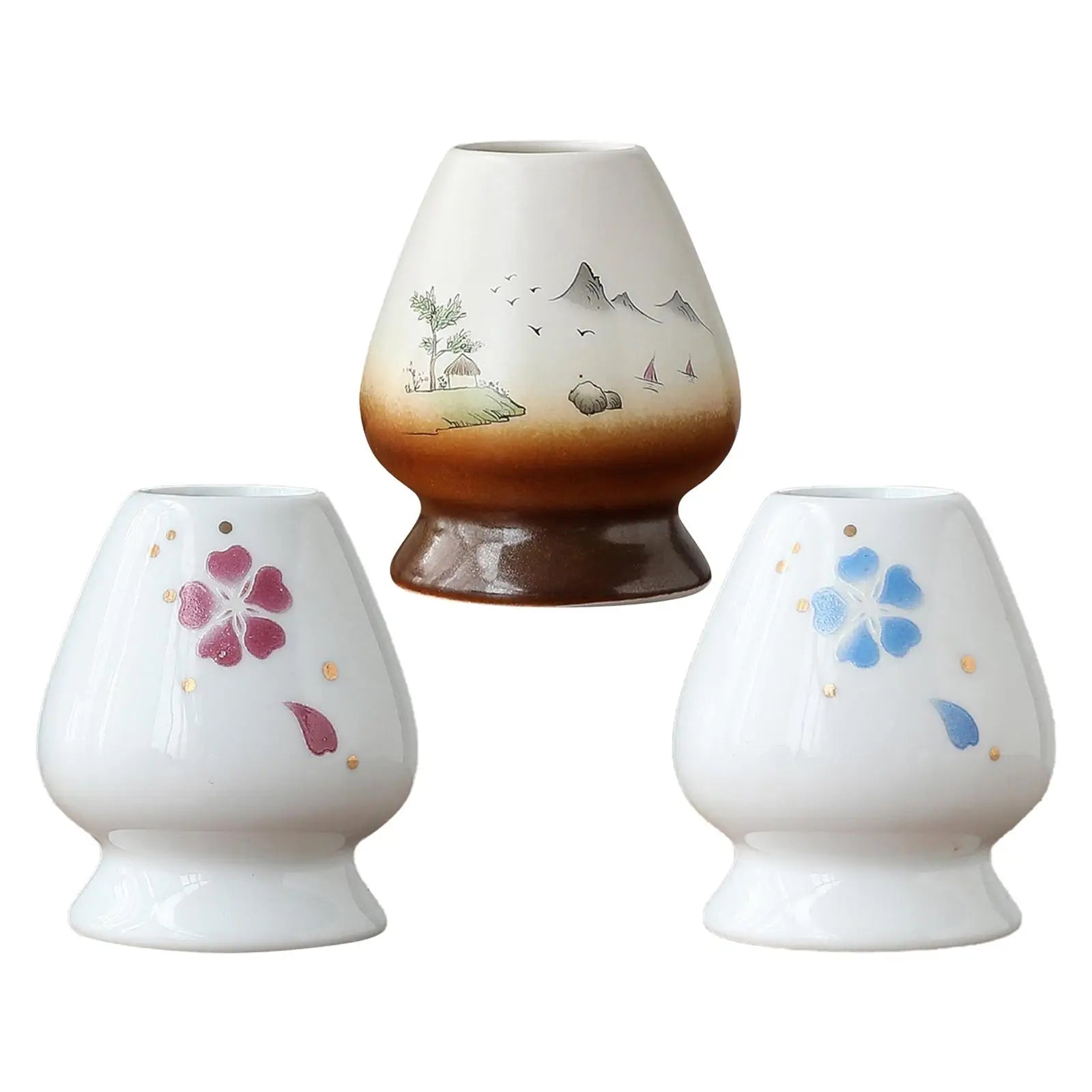 Matcha Whisk Stand Handcrafted Ceramic Holder Tea Ceremony - Tophatter Daily Deals