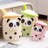 Cute Bubble Tea Plush Toy Stuffed Milk Tea Soft Boba Fruit Tea Cup Plushie Food - Tophatter Daily Deals