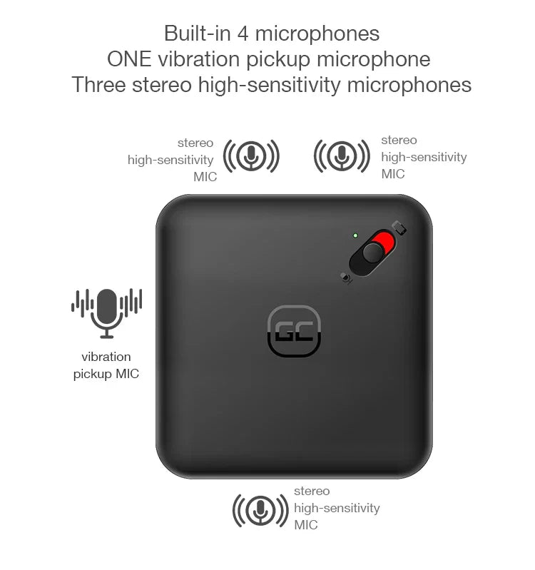 Mini Voice Recorder Clip On Magnetic Phone Dictaphone - Tophatter Daily Deals