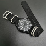 Military Watch Green Nylon Strap 50m Waterproof Luminous - Tophatter Daily Deals