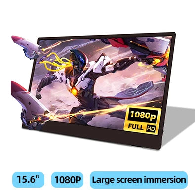 2K 14 Inch Portable Monitor 60Hz HDR Lightweight Travel - Tophatter Daily Deals