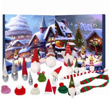 Gnome Advent Calendar Plush Set Christmas Decor 2025 - Tophatter Daily Deals