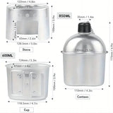 Camping Water Cup with Storage Pouch Silver Camp Cooking - Tophatter Daily Deals