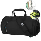 Outdoor Training Bag Wet Dry Separation Black Duffel Bags - Tophatter Daily Deals