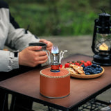 2PCS Mini Camping Gas Stove Orange Camp Cooking - Tophatter Daily Deals