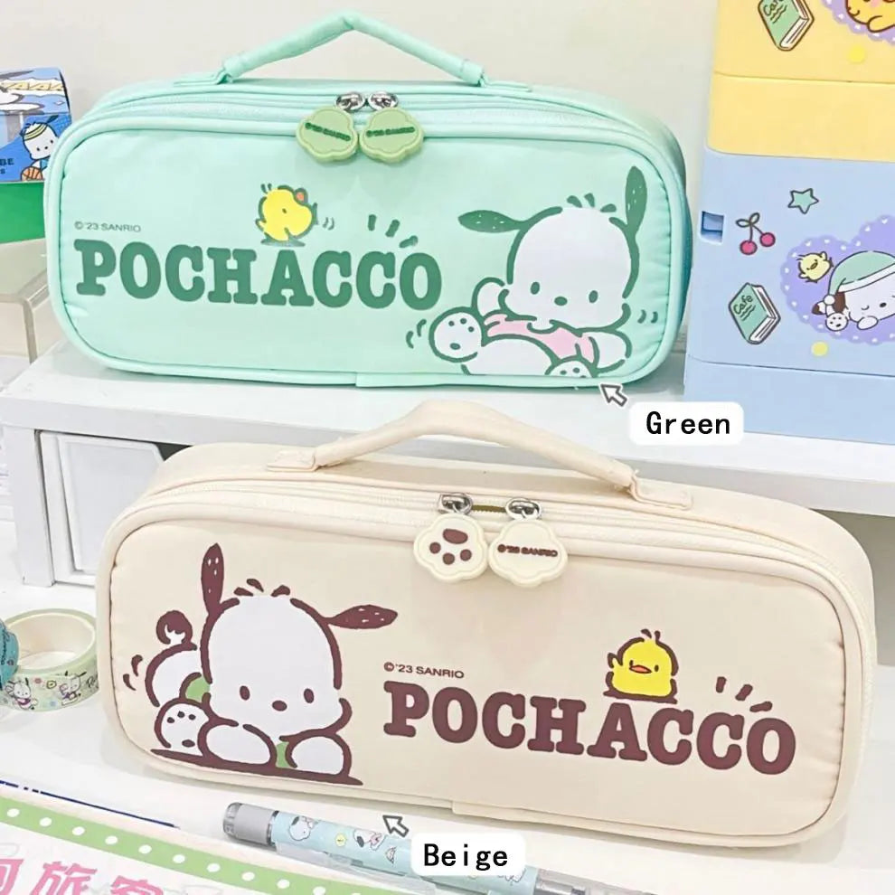 Pochacco Sanrio Pencil Case Kawaii For Pens Anime - Tophatter Daily Deals