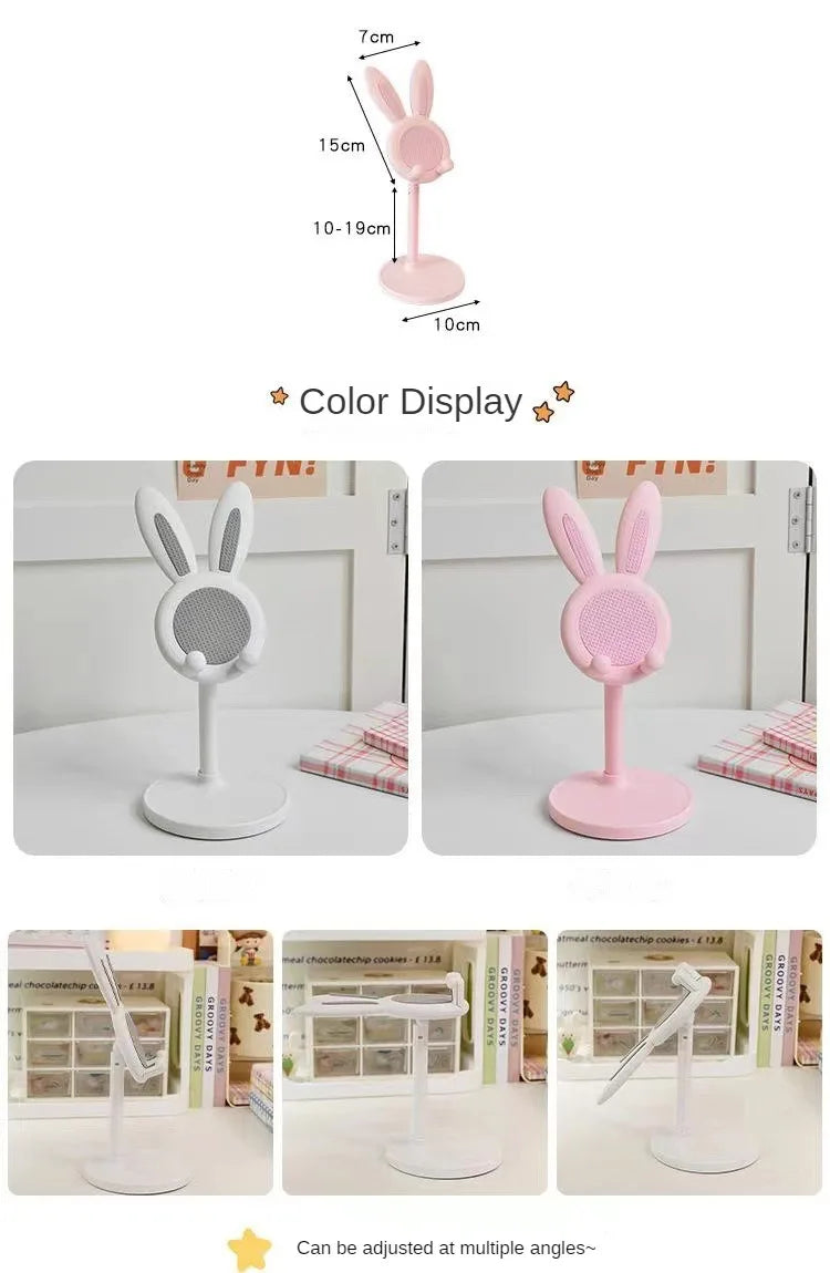 Bunny Rabbit Ears Phone Stand Telescopic Animals - Tophatter Daily Deals