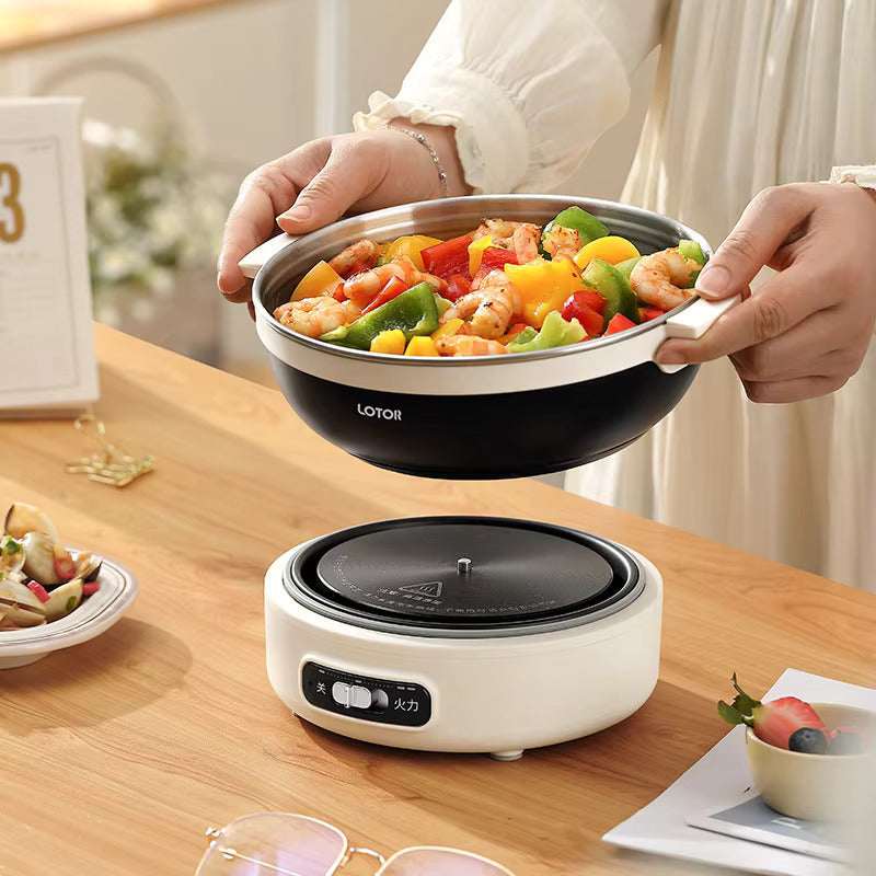 Portable Folded Electric Cooking Pot Electric Cooking Pots - Tophatter Daily Deals