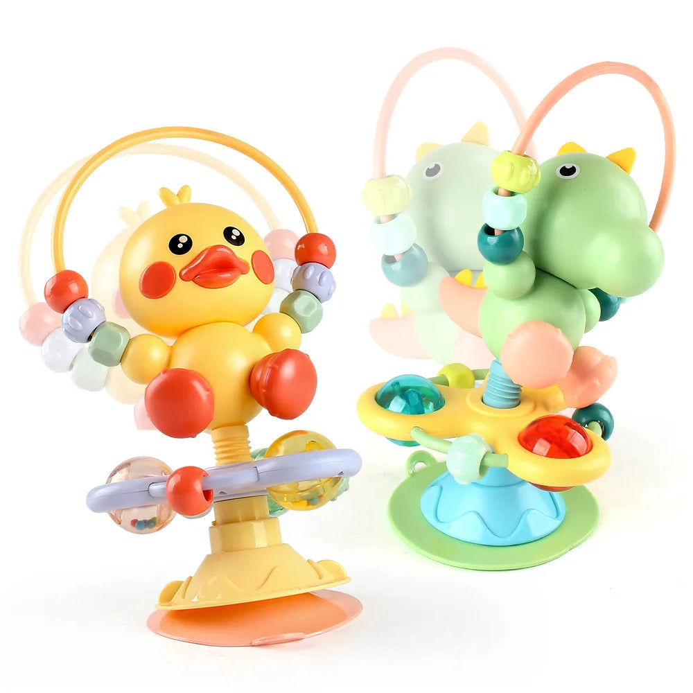 Baby Soothing Rattle Suction Cup Newborn Sensory Toys - Tophatter Daily Deals