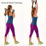 Resistance Bands Set 11Pc Portable Full Body Kit Workout - Tophatter Daily Deals