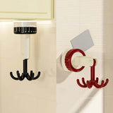 Suction Cup Six-Claw Rotating Hook Wall Hooks - Tophatter Daily Deals