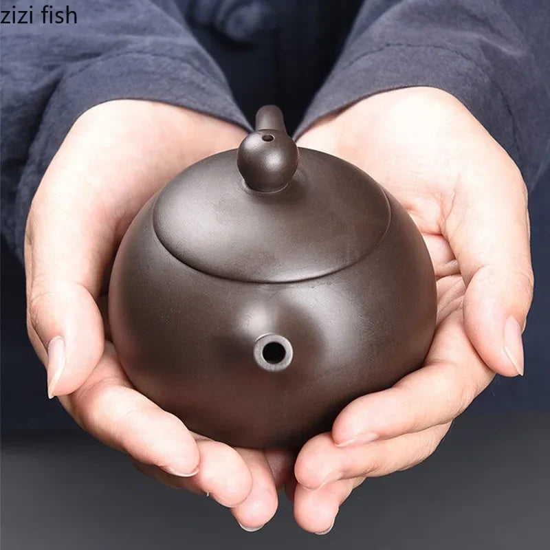Purple Clay Travel Tea Set Portable Kung Fu Teaware - Tophatter Daily Deals