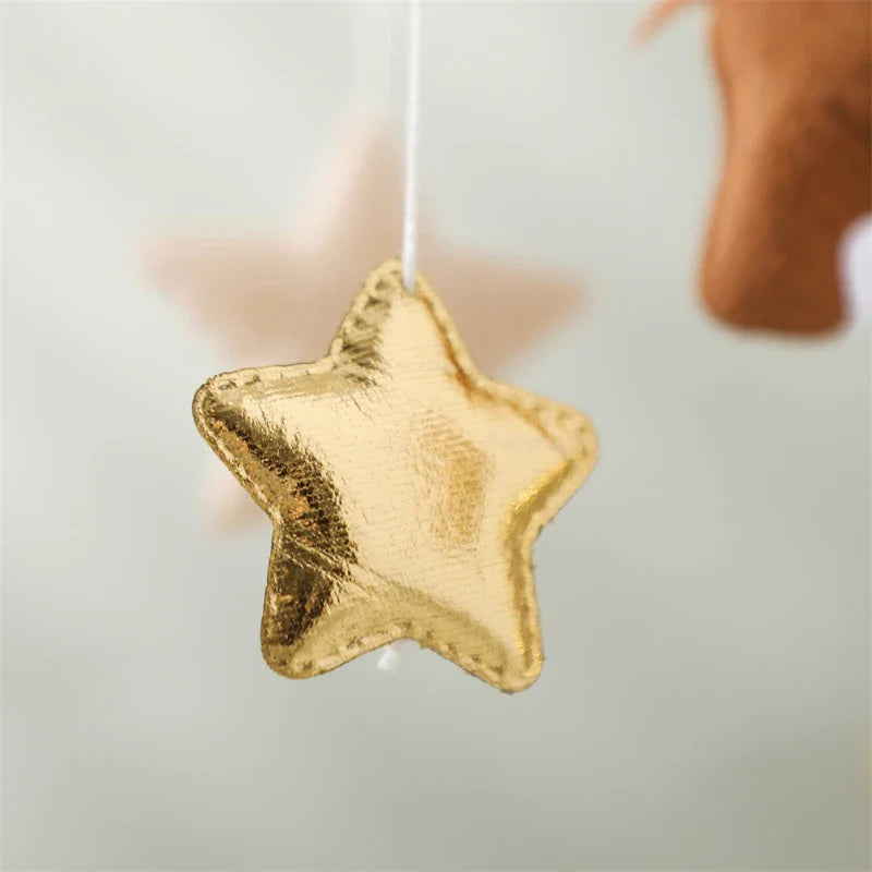 Wooden Felt Animal Crib Mobile With Soothing Calming Music - Tophatter Daily Deals