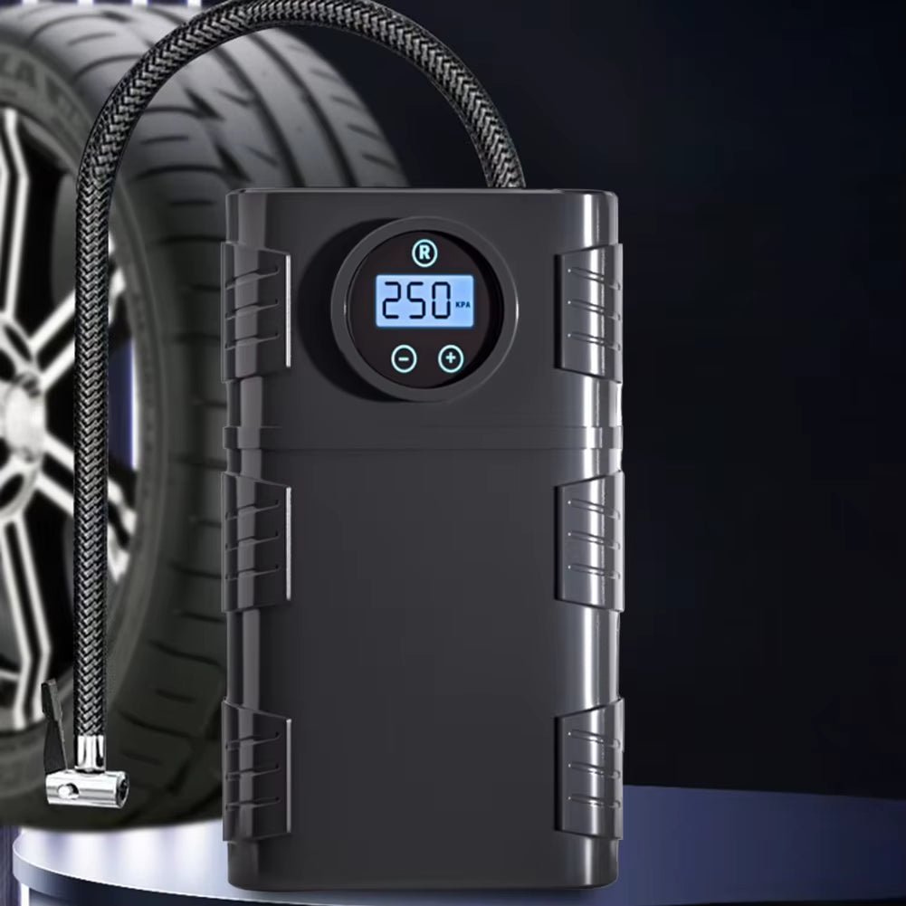 Portable 120 PSI Cordless Air Compressor – Tire Inflator for Car, Bike & Motorcycle Automotive - Tophatter Daily Deals