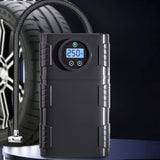 Portable 120 PSI Cordless Air Compressor – Tire Inflator for Car, Bike & Motorcycle Automotive - Tophatter Daily Deals