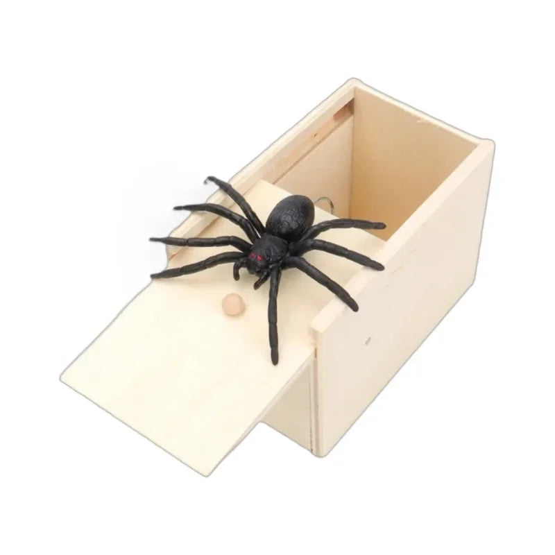 Funny Pop-Up Spider Scare Box - Desk Decor Gag Gift for Halloween, Christmas & Birthday, Novelty Office Toy & Home Decoration - Tophatter Daily Deals