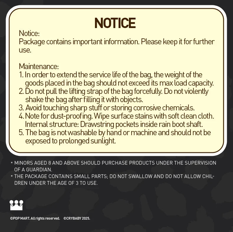 Genuine Pop Mart Crybaby Wild but Cutie Series - Shouder Bag Animals - Tophatter Daily Deals