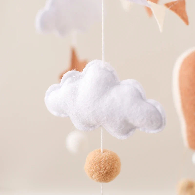 Hot Air Balloon Crib Mobile Newborn Sensory Toys Soothing - Tophatter Daily Deals