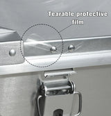 50L Outdoor Aluminum Alloy Storage Box Silver Camping & Hiking - Tophatter Daily Deals