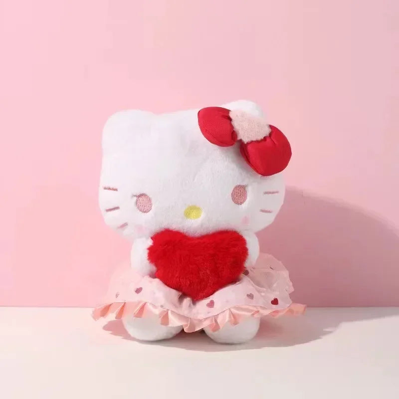 Sanrio Hello Kitty Kuromi Melody Cinnamoroll Stuffed Toys Kawaii Hello Kitty Pink Dress (20cm) Anime - Tophatter Daily Deals