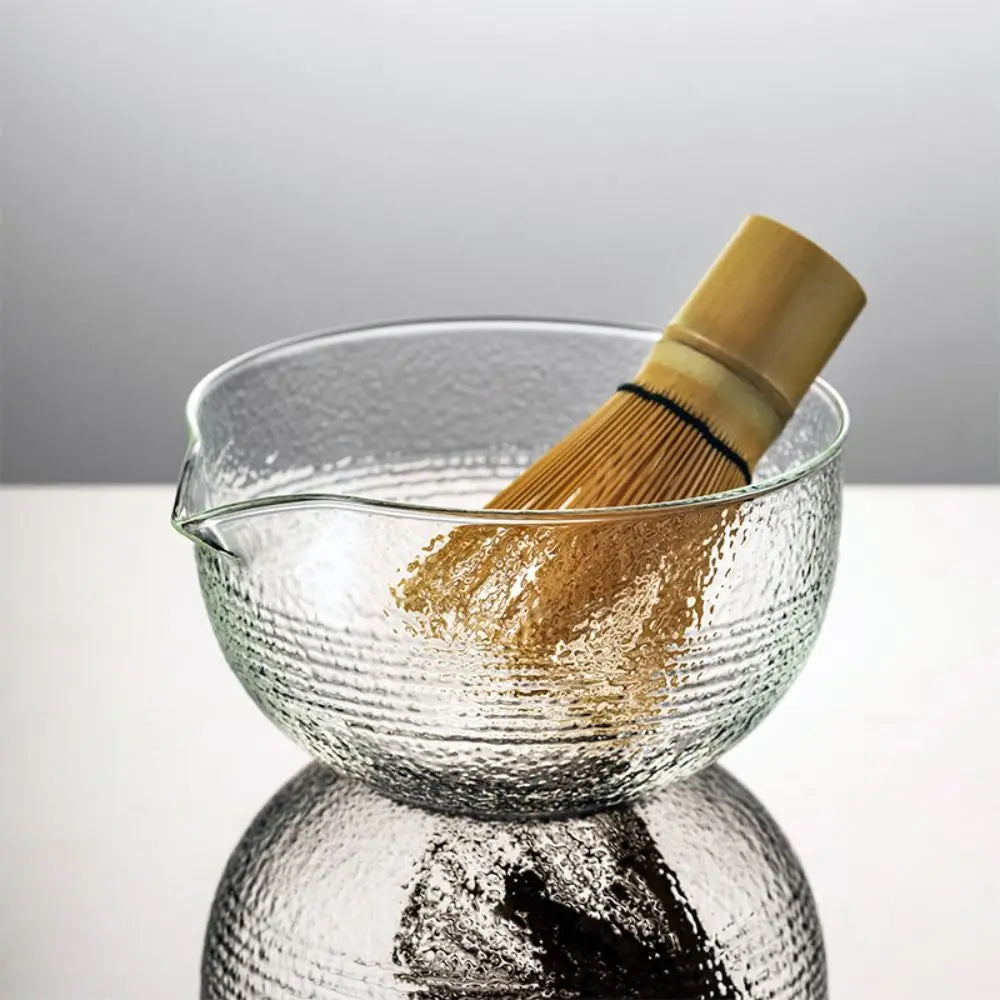 Matcha Mixing Bowl Glass Pouring Spout Japanese Tea - Tophatter Daily Deals