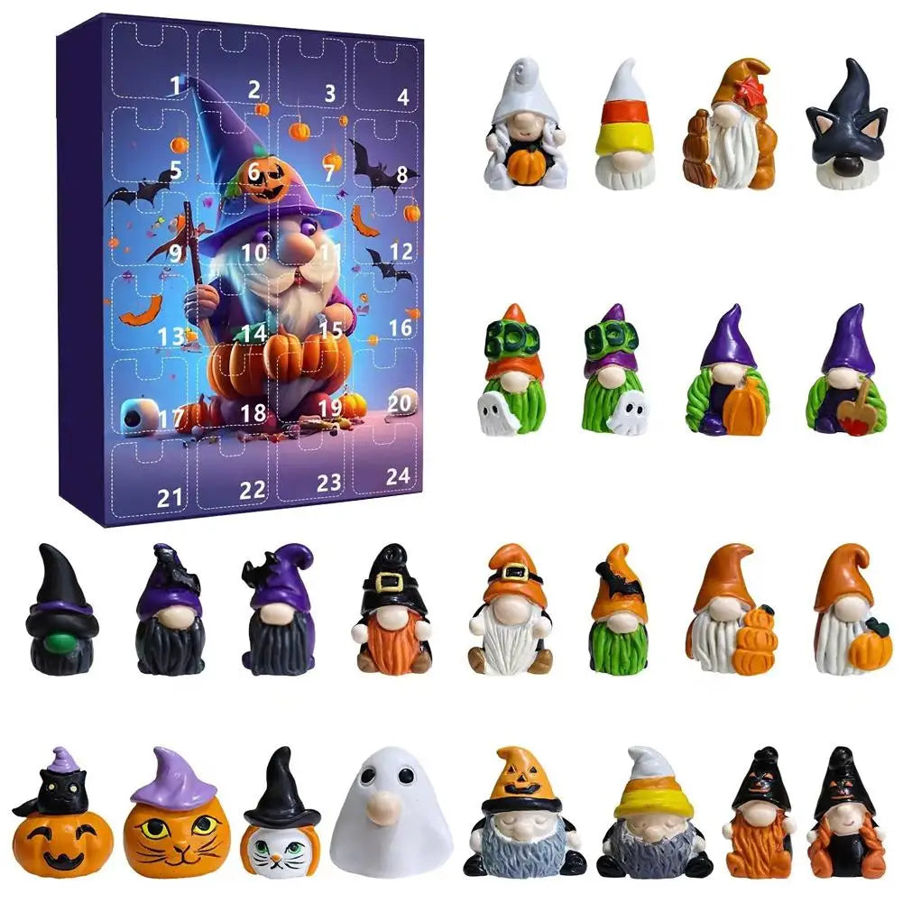 Gnome Advent Calendar Halloween Countdown Decor 2025 - Tophatter Daily Deals