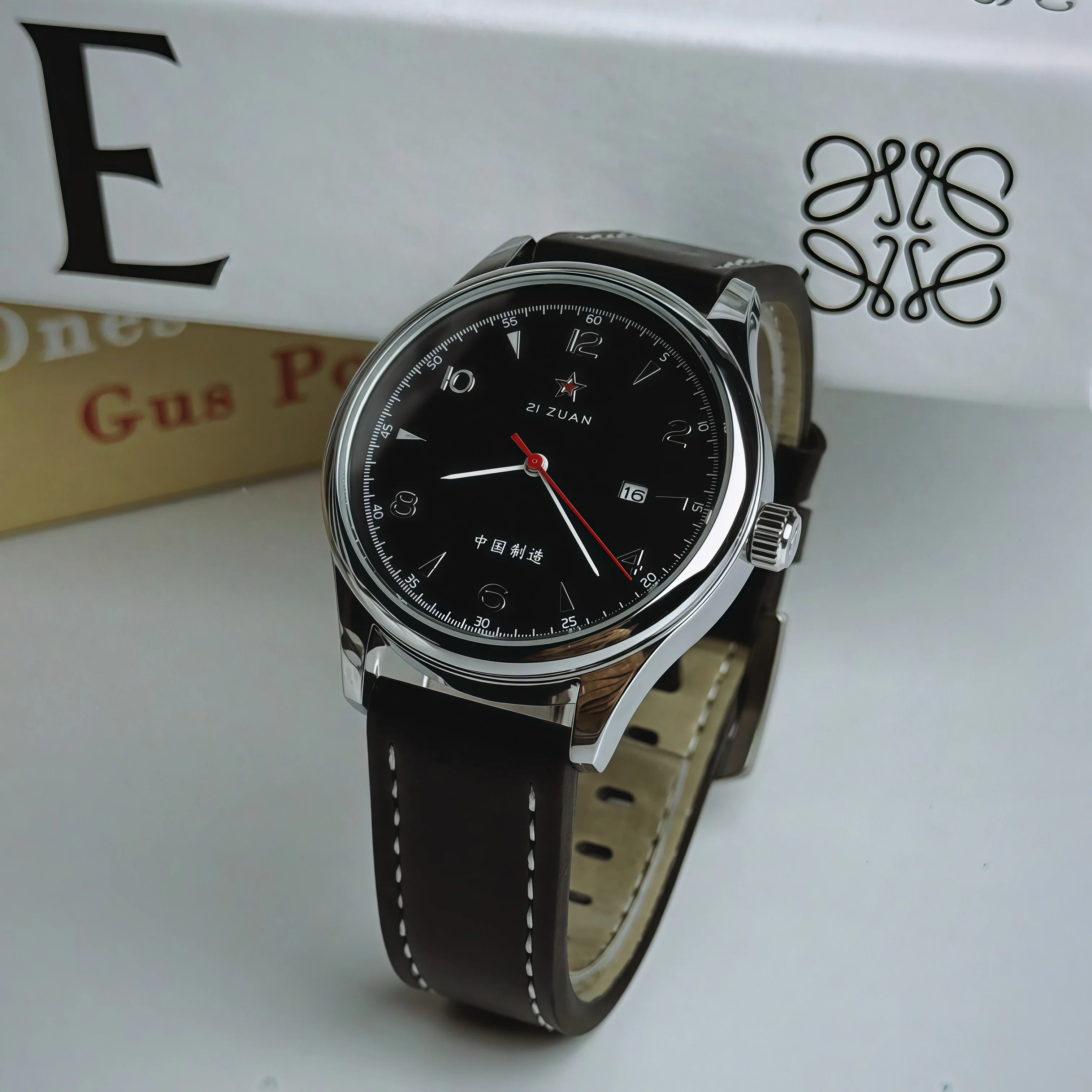Pilot Watch 41mm Mesh Strap Stainless Steel Classic - Tophatter Daily Deals