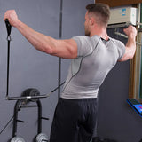 Tricep Rope Pulldown Attachment Black Fitness - Tophatter Daily Deals
