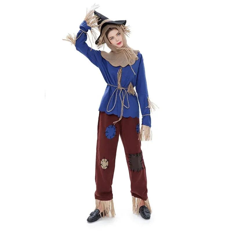 Scarecrow Costume Wizard Of Oz Halloween 2025 Outfit - Tophatter Daily Deals