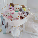 Sanrio Plush Bouquet My Melody Kuromi Cinnamoroll Hello Kitty Ivory Flowers - Tophatter Daily Deals