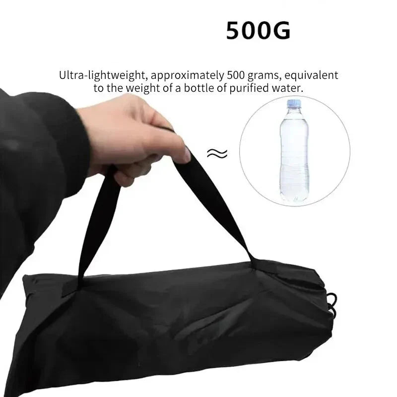 Foldable Camping Chair Cushion And Storage Bag Beige Camp Furniture - Tophatter Daily Deals