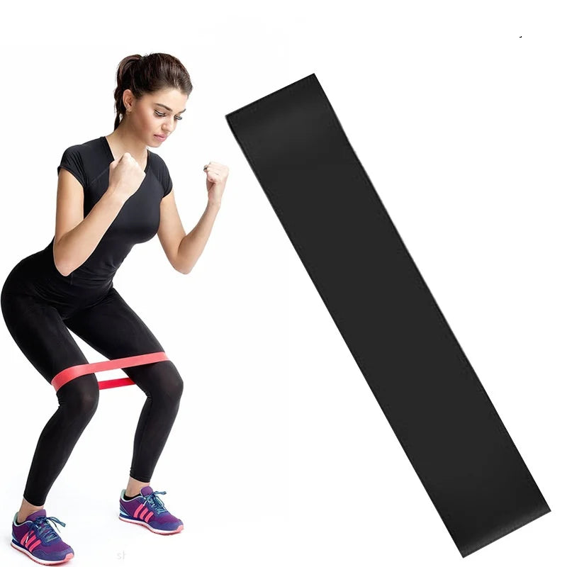 Resistance Bands Set TPE Workout Bands Home Fitness Black-30LB - Tophatter Daily Deals