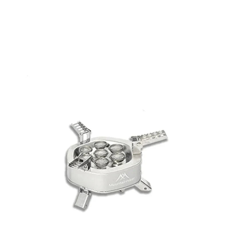 Seven Star 18000W Portable Gas Stove Silver Camp Cooking - Tophatter Daily Deals