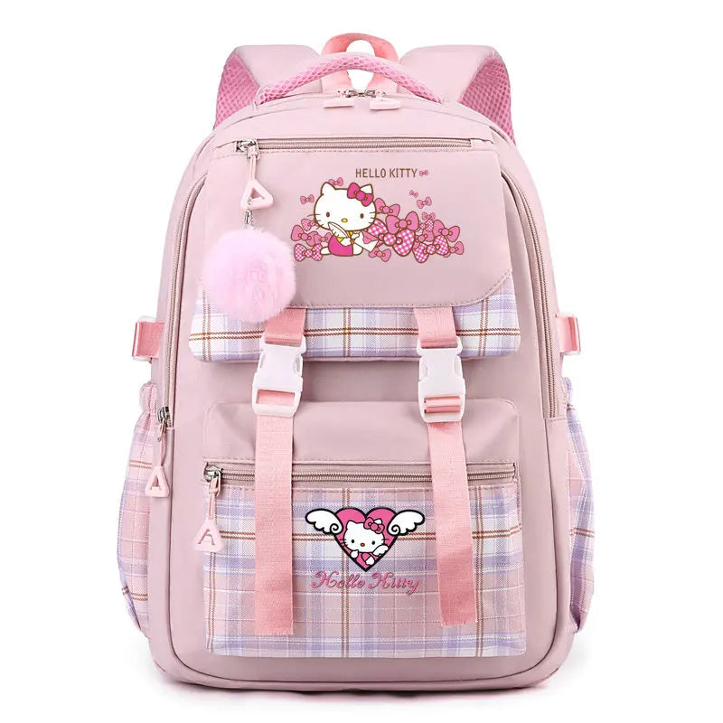Hello Kitty Backpack Rucksack Bag Pink Anime - Tophatter Daily Deals