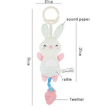 Animal Rattle Newborn Sensory Toys Soft Travel Toy Set Rabbit - Tophatter Daily Deals