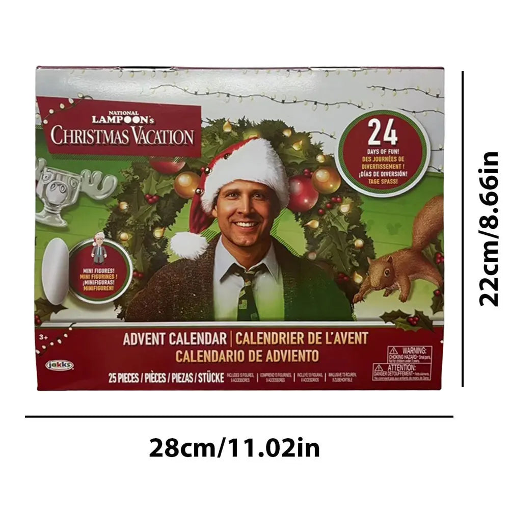 Advent Calendar 24 Days 3D Figures Christmas Countdown Gift - Tophatter Daily Deals