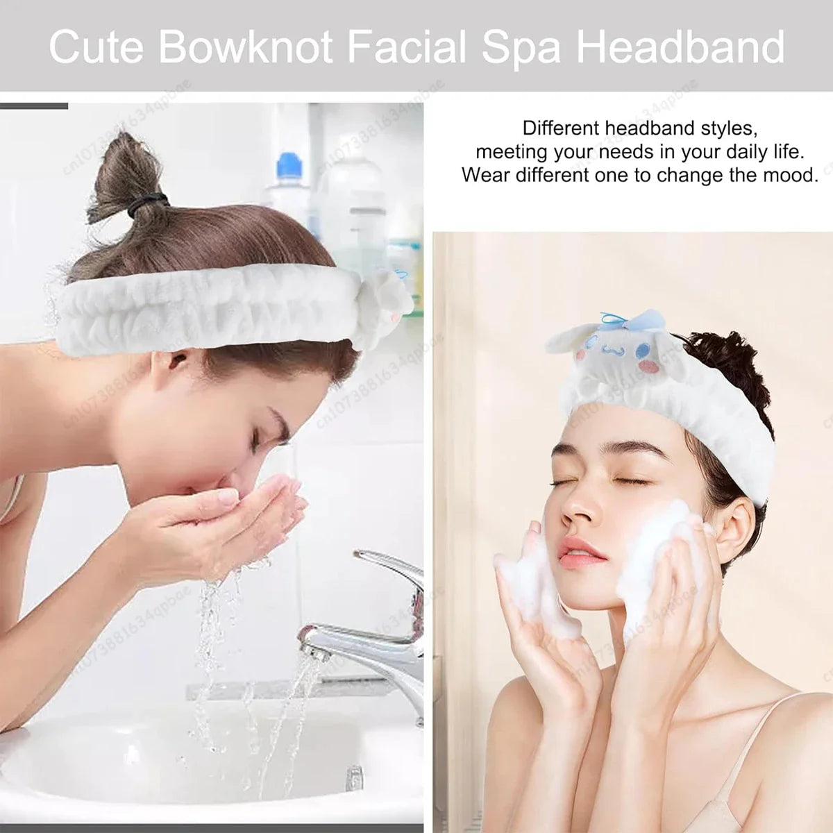 Headband for Washing Face Sanrio Kuromi Melody Cinnamoroll Anime - Tophatter Daily Deals