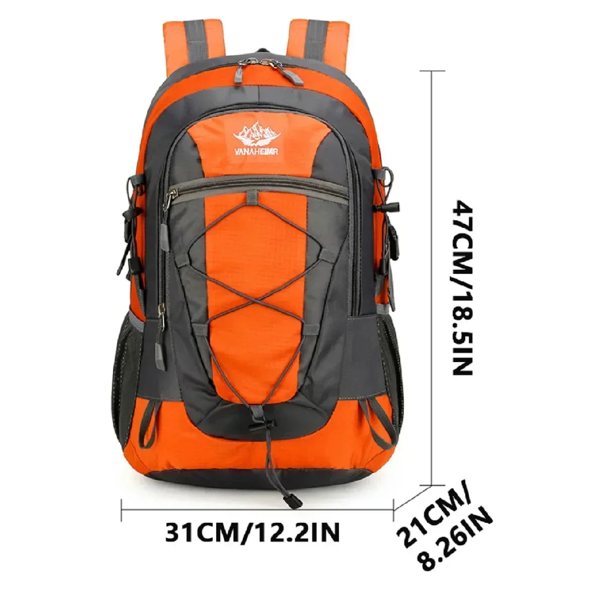 Waterproof Hiking Backpack Orange Backpacks - Tophatter Daily Deals