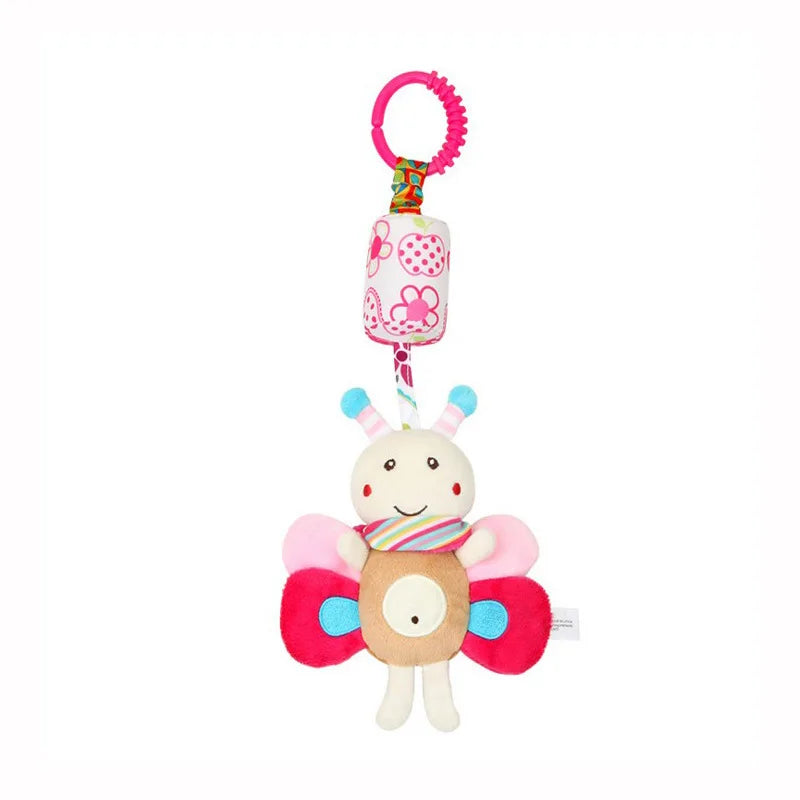 Baby Rattle Hanging Plush Toy Newborn Sensory Toys Gift Bee - Tophatter Daily Deals