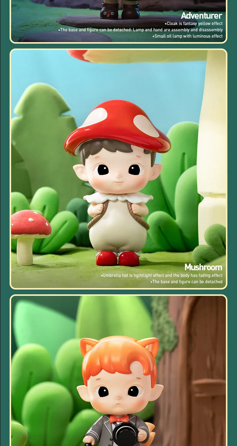 Genuine Pop Mart Hacipupu Adventures In The Woods Series Blind Box Figure Animals - Tophatter Daily Deals