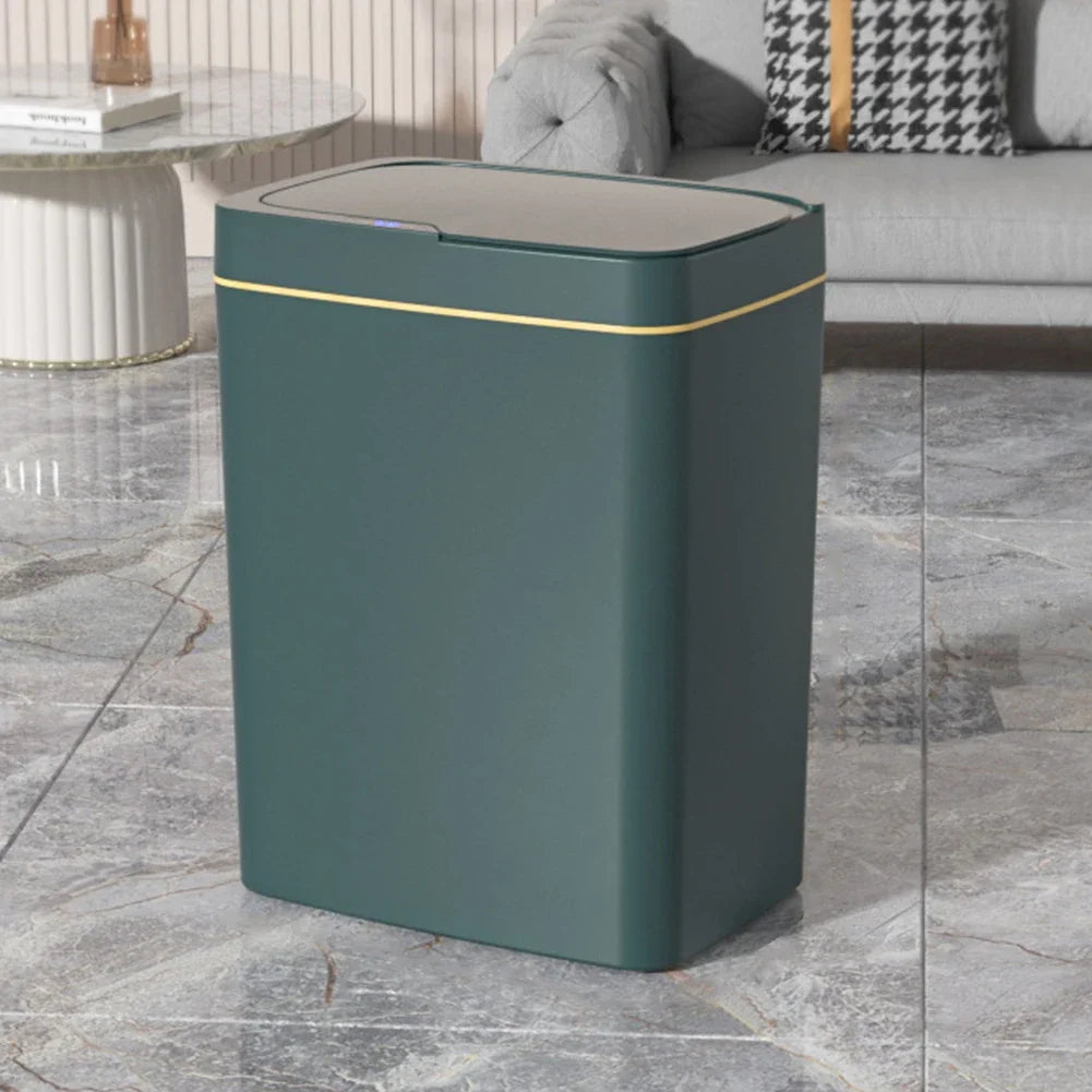 Smart Sensor Trash Can 15L 18L Touchless Quiet Waterproof - Tophatter Daily Deals