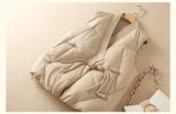 Insulating Womens Vest - Cropped Quilted, Streetwear - Tophatter Daily Deals