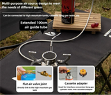 Ultralight Folding Infrared Mini Camping Stove Silver Camp Cooking - Tophatter Daily Deals