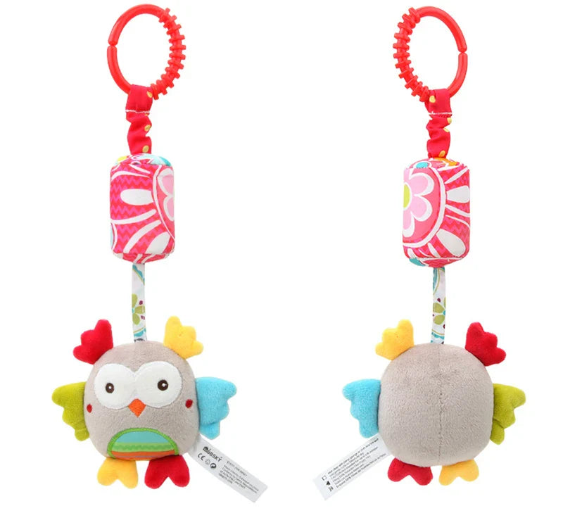Baby Rattle Hanging Plush Toy Newborn Sensory Toys Gift - Tophatter Daily Deals