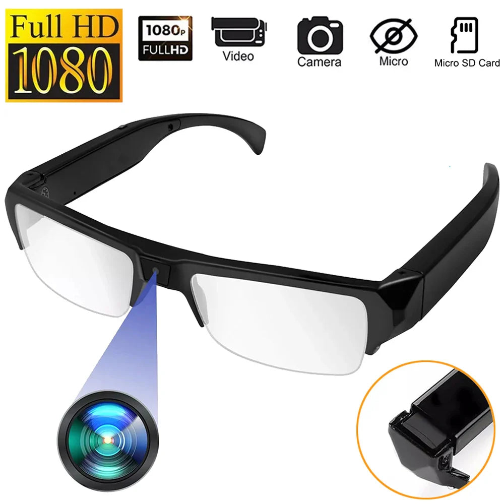 1080P Mini Camera Smart Glasses Portable Sports Glasses - Tophatter Daily Deals