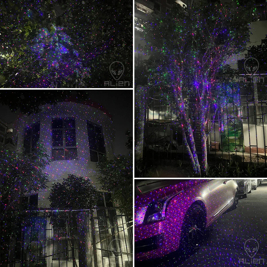 Christmas Laser Light Projector Waterproof Outdoor Garden - Tophatter Daily Deals