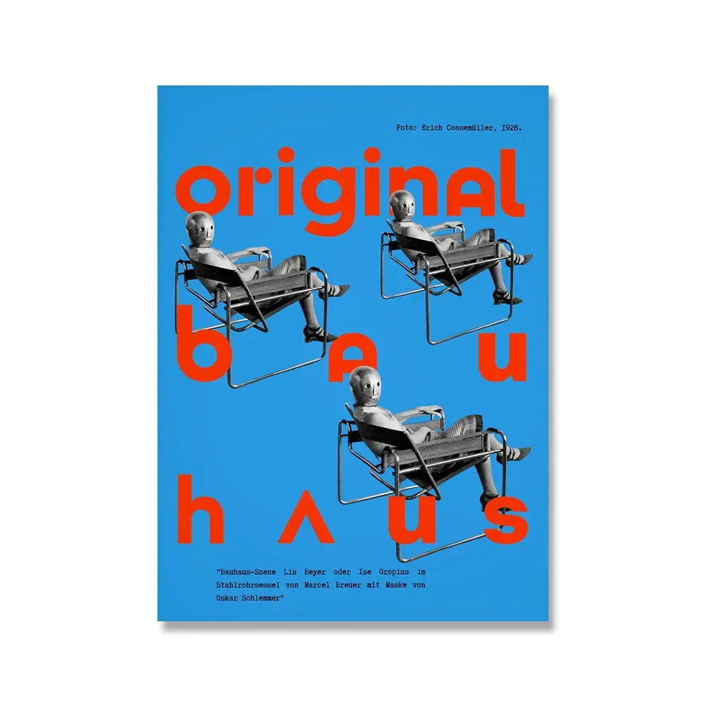 Bauhaus Canvas Wall Art Print Pink Quote Modern Nordic 1 - Tophatter Daily Deals