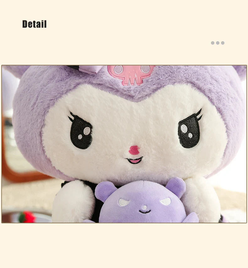 Kawaii Sanrio Purple Kuromi Cute Little Devil Plush Toy Anime - Tophatter Daily Deals